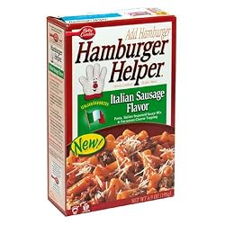 Betty Crocker Hamburger Helper Italian Sausage, 6.9-Ounce Boxes (Pack of 12)