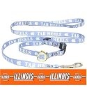 Illinois Fighting Illini Dog Collar, Leash, and ID Set (Large 18 in - 26 in)