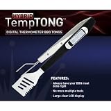 Hybrid TEMPTONG digital thermometer BBQ and Turkey tongs.