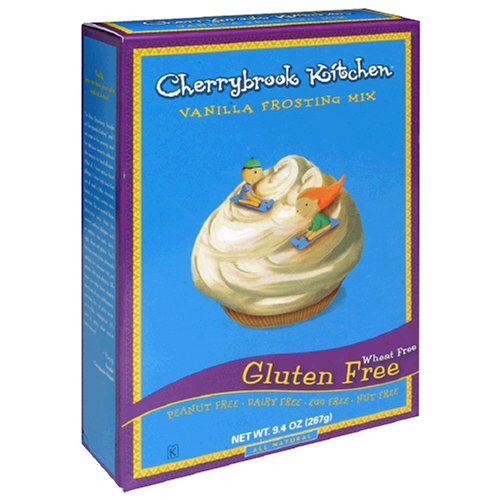 Cherrybrook Kitchen Gluten Free Vanilla Frosting Mix, 9.4-Ounce Boxes (Pack of 6)