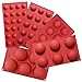 5Pack Sphere Silicone Molds,Ausplua Silicon Dome mold semi sphere Baking Mould for Making Candy, Chocolate,Cake,Mousse,Jelly,Variety Sizes