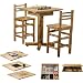 Rush Creek Log Cabin Style Pub Table Game Center