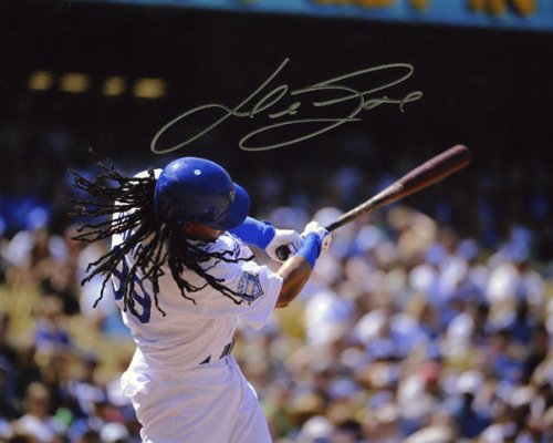 Manny Ramirez Autographed Photograph: Signed Los Angeles Dodgers Batting 8x10 Photograph