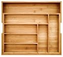 Totally Bamboo Expandable Utility Drawer Organizer