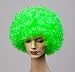 Karneval Per&uuml;cke Hair neon gr&uuml;n gelockt Lockenper&uuml;cke leuchtgr&uuml;n