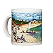 chaleur Claude Monet - The Beach at Saint-Adresse - 14oz Coffee Mug