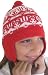 Handmade Alpaca Winter Hat - Strawberry (Kids Large)