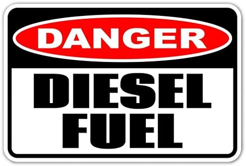Danger Diesel Fuel Vinyl Decal Bumper Sticker