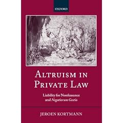Altruism in Private Law: Liability for Nonfeasance and Negotiorum Gestio