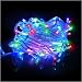 LED Icicle String Christmas Rope Light 32 ft /10m, 100 ct. MultiColor Lights
