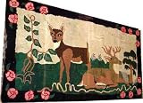 An Antique Folk Art American Hooked Rug 