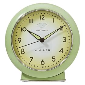 Retro Green Alarm Clock