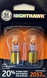 GE Nighthawk 2057NH/BP2 Automotive Replacement Bulbs, Pack of 2