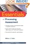 Essentials of Processing Assessment (Essentials of Psychological Assessment)