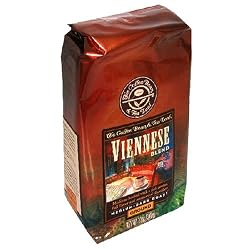 The Coffee Bean & Tea Leaf, Hand-Roasted Viennese Ground Coffee, 12-Ounce Bags (Pack of 2)