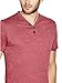 GUESS Men's Brynton Heather Henley Tee