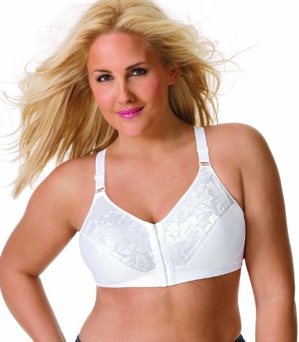 Playtex 18 Hour Posture and Back Support Wire-free Bra, 44C, White