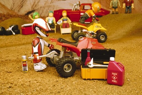 Childrens Toyshop  Toys : Mighty World - Danny the ATV Champ Playset