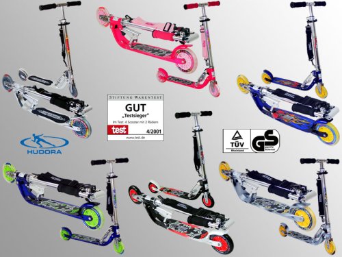 Hudora Roller Scooter Big Wheel 125 TÜV GS NEU