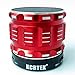 Portable bluetooth speakers,Wireless Bluetooth speakers by Kcrtek with 3 Year Warranty, Built in Hands Free Microphone and Rechargable Battery Support Tf Function Works for Iphone, Ipad Mini, Ipad 4/3/2, Itouch, Blackberry, Nexus, Samsung and Other Smart Phones and Mp3 Players Red Color