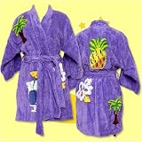 Canyon Group Purple Hawaiian Kimono Robe