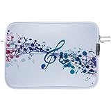Microsoft Surface Pro 3 / Surface 3 Neoprene Case Sleeve Bag by Caseling. - Musical Notes