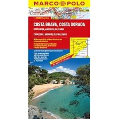 Spanien. 1:300000: MARCO POLO Karte Costa Brava, Costa Dorada: TEIL 4