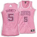 Kevin Garnett Celtics Pink/White NBA Fashion Jersey