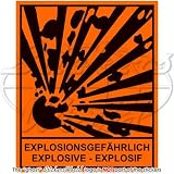 EXPLOSIVE EXPLOSIONSGEFÄHRLICH EXPLOSIF Safety Warning 4