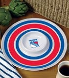 New York Rangers Plastic Chip and Dip Plate