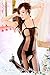 Angel Wings Women Pierced Barelegged Sexy Lingerie Black Fishnet Open Crotch Tights Nightwear