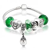 Bling Jewelry 925 Silver Celtic Cross Claddagh Pandora Style Friendship Charm Bracelet
