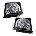 SPPC Headlights Black Assembly Set For Toyota Tacoma - (Pair) Driver Left and Passenger Right Side Replacement Headlamp