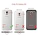 Galaxy S5 Case, S5 Case, ULAK Dual Layer Slim Hybrid Protective Case Cover for Samsung Galaxy S5 SV i9600 [Plastic Hard Shell and Flexible TPU] - Rose Gold/Gray