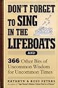 Don't Forget To Sing In The Lifeboats