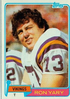 1981 Topps #402 Ron Yary - Minnesota Vikings (Football Cards)