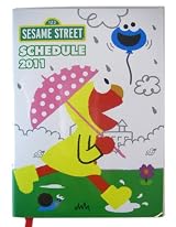Sesame Street Rainy Day 2011 Elmo Agenda Book - Elmo Planner - Elmo Schedule Book