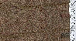 Bedcovers Pure Wool Asian Jacquard Pattern India 55 inches x 106 inches (wbscov027)