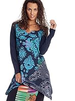 Desigual Camiseta Manga Larga Teicin (Azul)