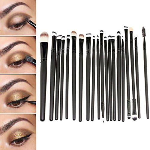 Makeup Brushes Professional Set 20 pcs Powder Foundation Eyeshadow Eyeliner Lip Brush Tool