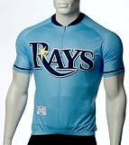 MLB Tampa Bay Rays Women's Cycling Jersey, Blue, Small