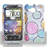 Premium - HTC EVO Shift 4G Full Diamond Rainbow Circle Cover - Faceplate -  ....