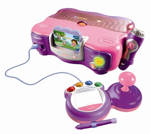 V.Smile - Jeu électronique - Console Rose Dora - Nouvelle version