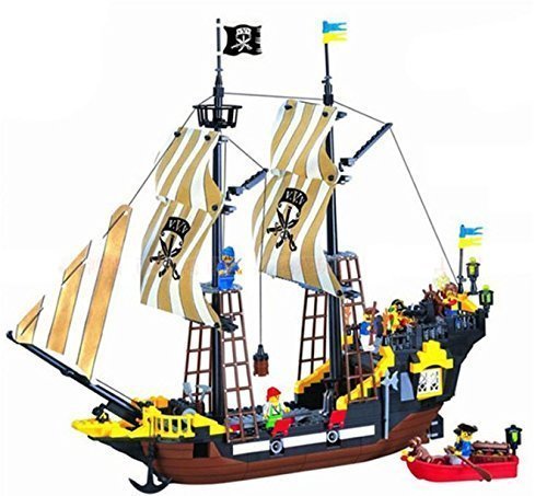 Enlighten Pirate Ship Boat Adventure Building Block Bahrain Ubuy - Main Image
