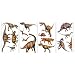 RoomMates RMK1043SCS Dinosaurs Peel & Stick Appliques