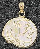Florida State Seminoles Solid 14K Gold Seminole 5/8 14K Pendant