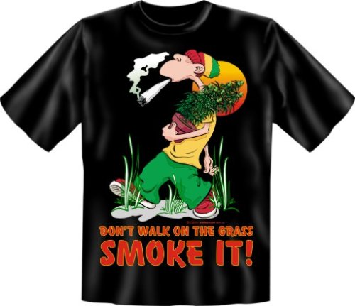 Shirt Zauber Fun T-Shirt - Dont walk on the gras...