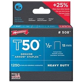 Arrow Fastener 50824 T50 Staples (Pack of 4)