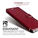 Galaxy Note 5 Case, Verus [Layered Dandy][Wine Red] - [Premium Leather Wallet][Slim Fit] For Samsung Note 5