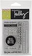 Hero Arts Kelly's Food Coma Stamp Set, Clear